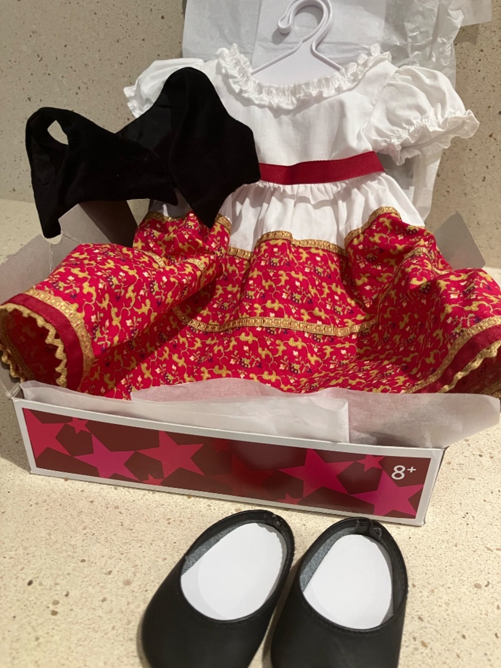 American Girl Doll Josefina Dress And Vest Outfit Vtg 2011